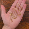 Antique Watch Chain Necklace of 18k Gold