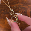 Antique Snake Pendant of 18k Gold