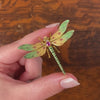 Antique Riker Brothers Dragonfly Brooch of 14k Gold