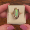 Vintage Crystal Opal Ring of 14k Gold