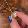 Antique Comet or Shooting Star Charm of 10k Gold