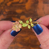 Antique Enamel Flower of 14k Gold