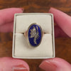 Antique Enamel & Diamond Butterfly Ring