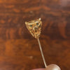 Antique Lion Stickpin of 14k Gold