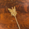 Antique Viking Stickpin of 14k Gold