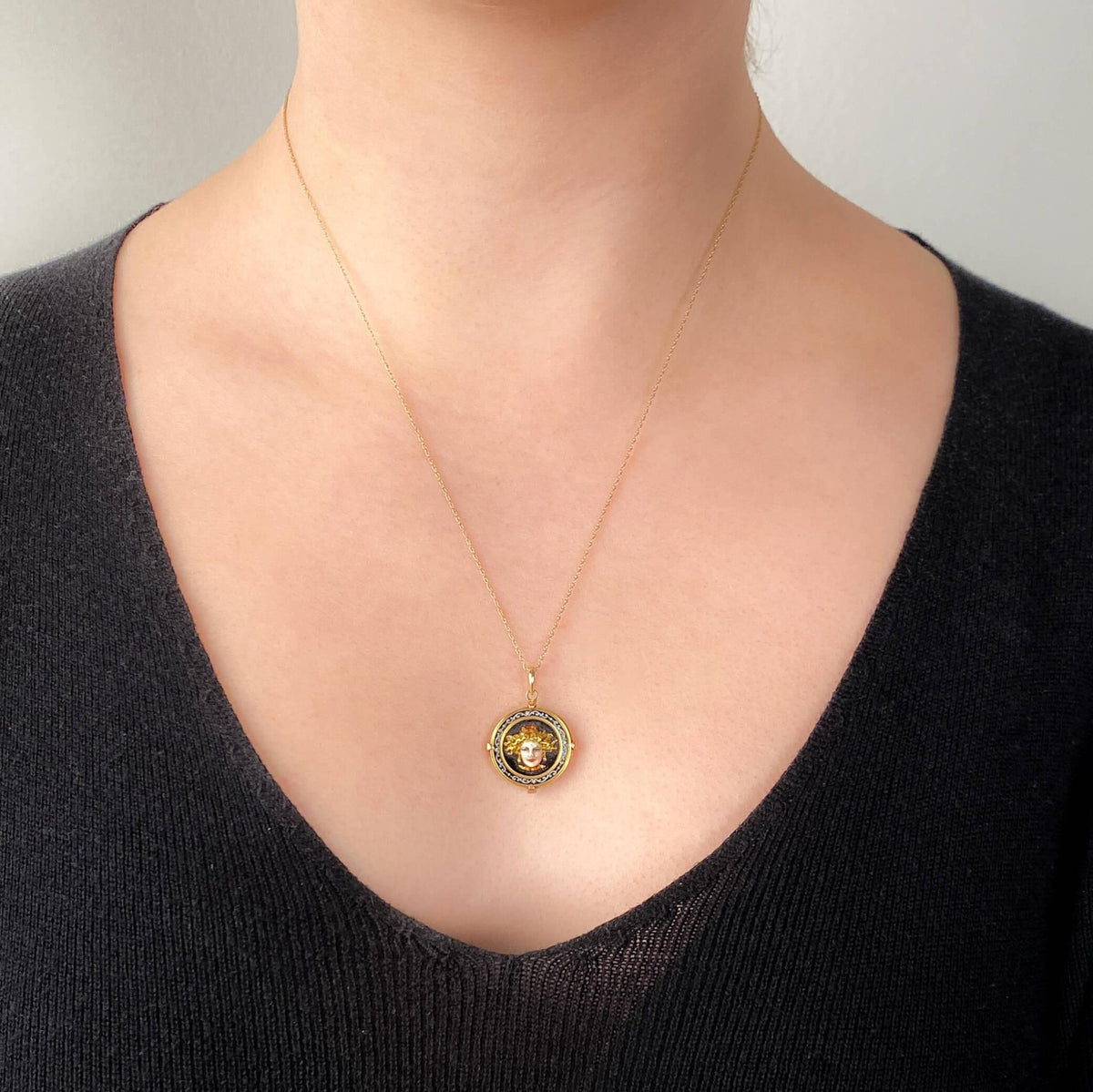 Renaissance Revival Charm of 18k and 14k Gold - Trademark Antiques