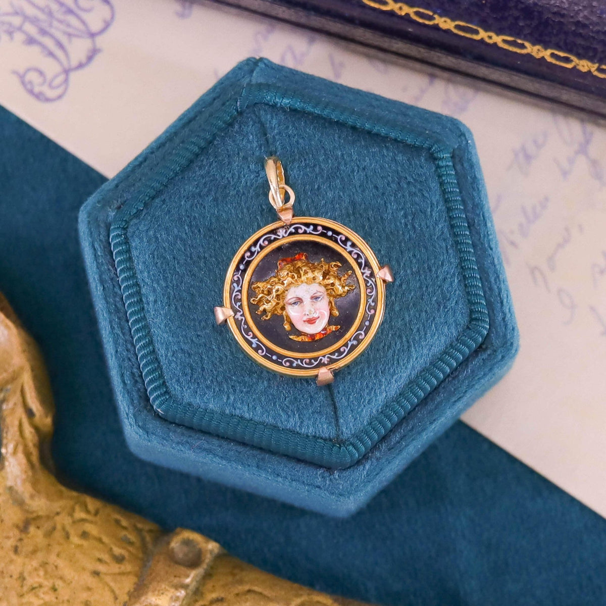 Renaissance Revival Charm of 18k and 14k Gold - Trademark Antiques