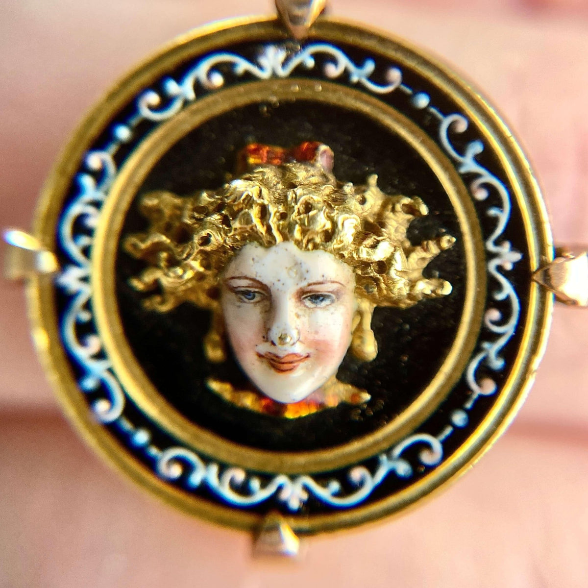 Renaissance Revival Charm of 18k and 14k Gold - Trademark Antiques