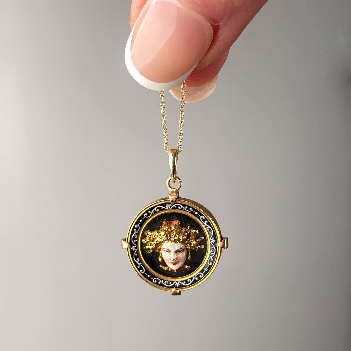 Renaissance Revival Charm of 18k and 14k Gold - Trademark Antiques