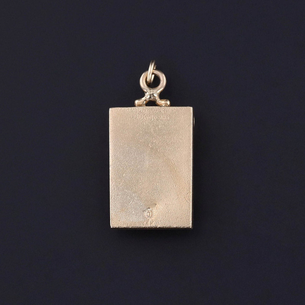 RESERVED - Dankner I&#39;ll Never Let You Go Mousetrap Pendant of 14k Gold - Trademark Antiques