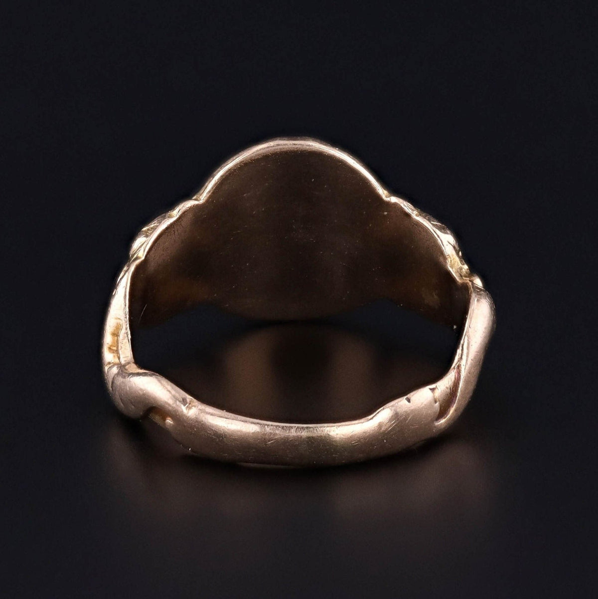 RESERVED for R - Antique Figural Signet Ring of 10k Gold - Trademark Antiques