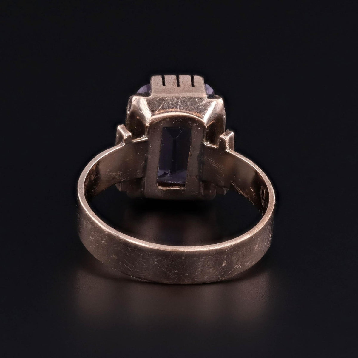 Victorian Amethyst Ring of 8ct Gold - Trademark Antiques