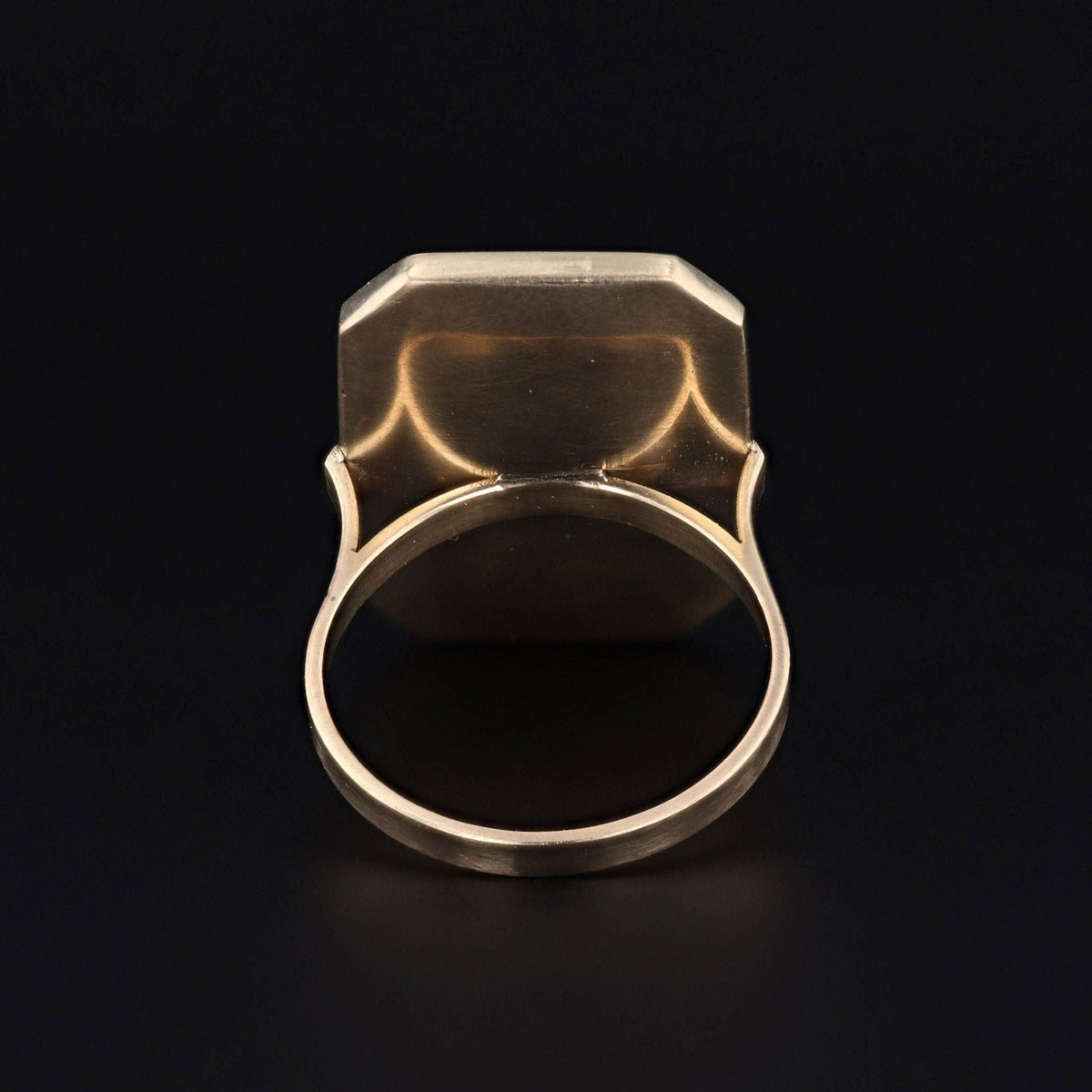 Victorian Blue Enamel Woman Conversion Ring of 14k Gold - Trademark Antiques