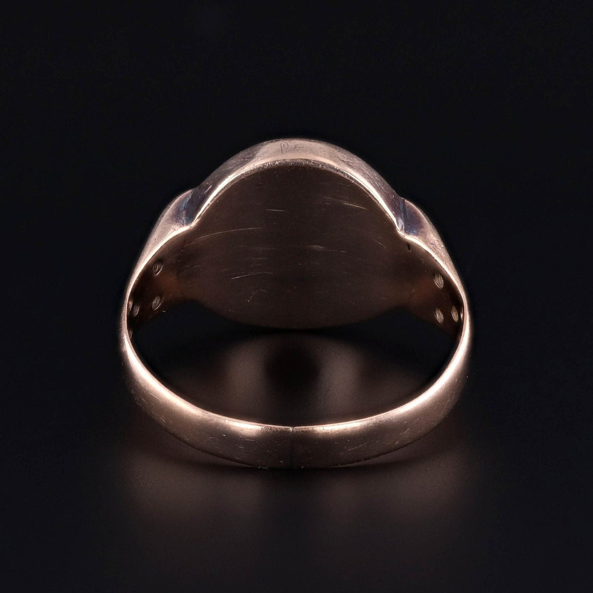 Victorian Carnelian Cherub Cameo Ring of 10k Gold - Trademark Antiques