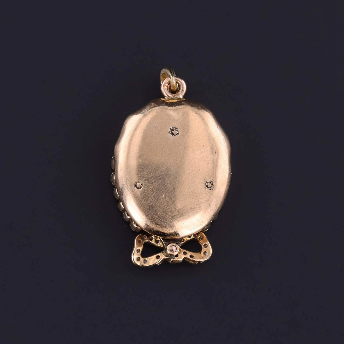 Victorian Carved Moonstone Baby Pendant of 18k Gold - Trademark Antiques