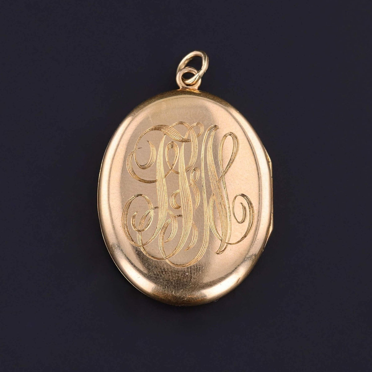 Victorian Cherub Locket of 18k Gold - Trademark Antiques