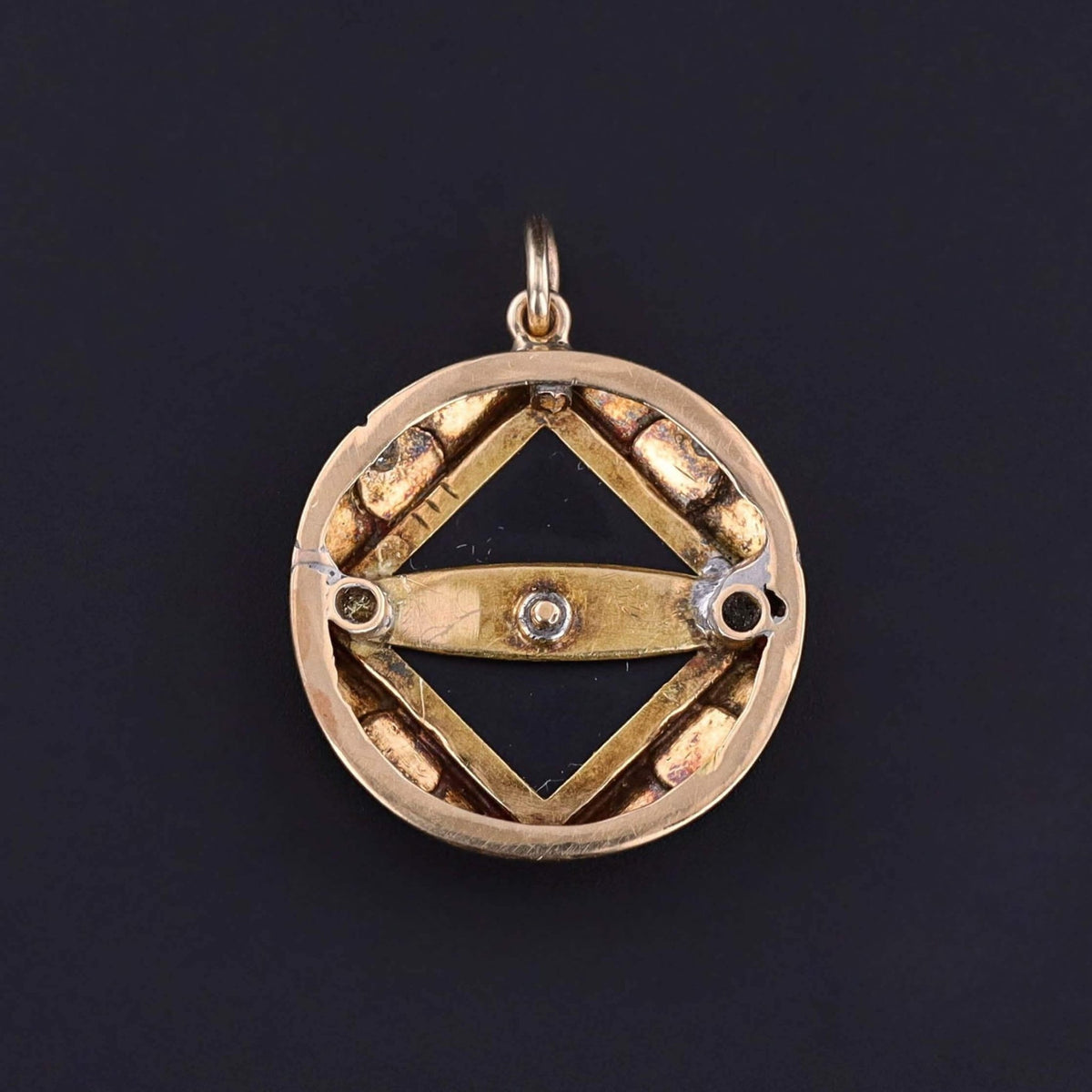 Victorian Cherub Pendant of 18k Gold - Trademark Antiques