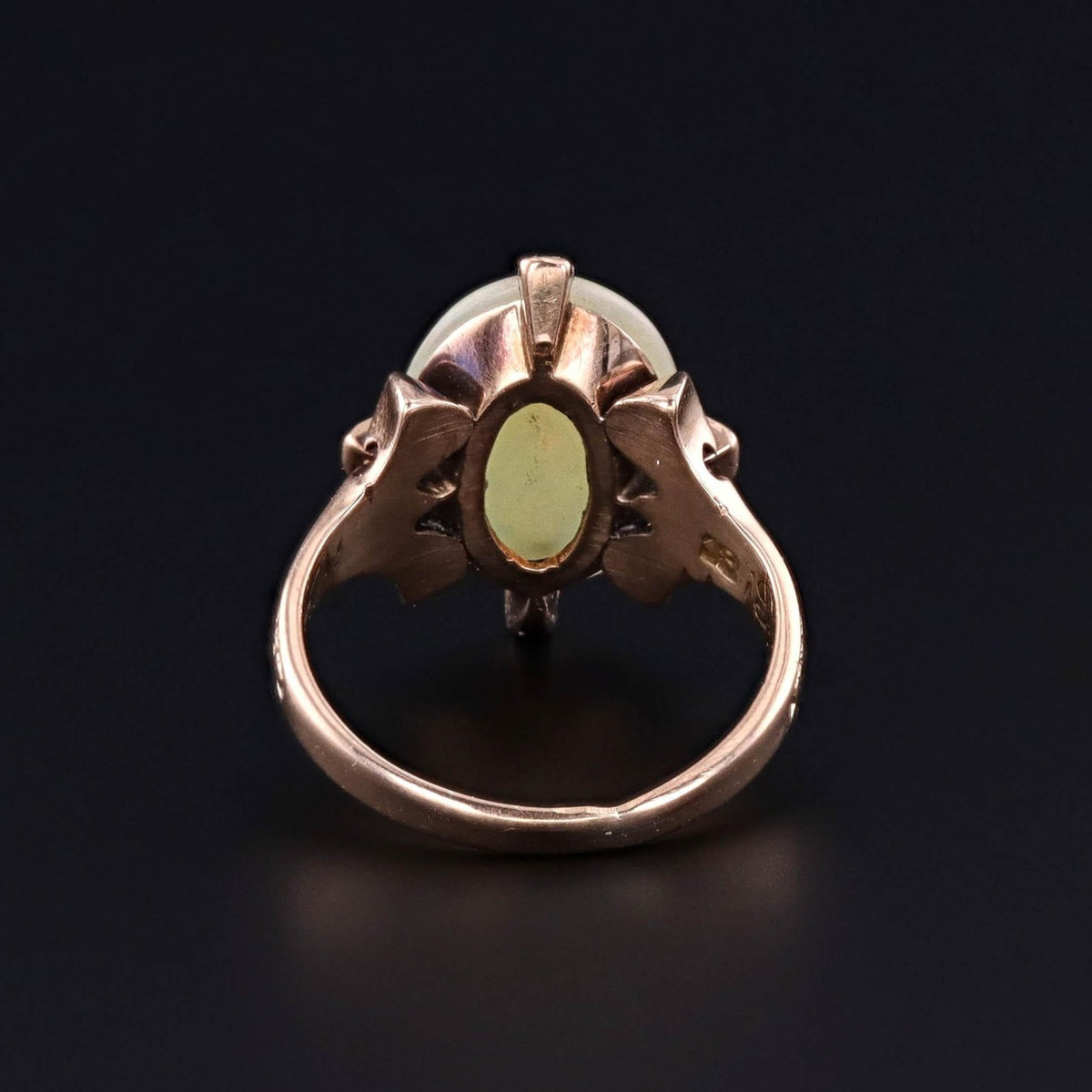 Victorian Crystal Opal Ring of 18k Gold - Trademark Antiques