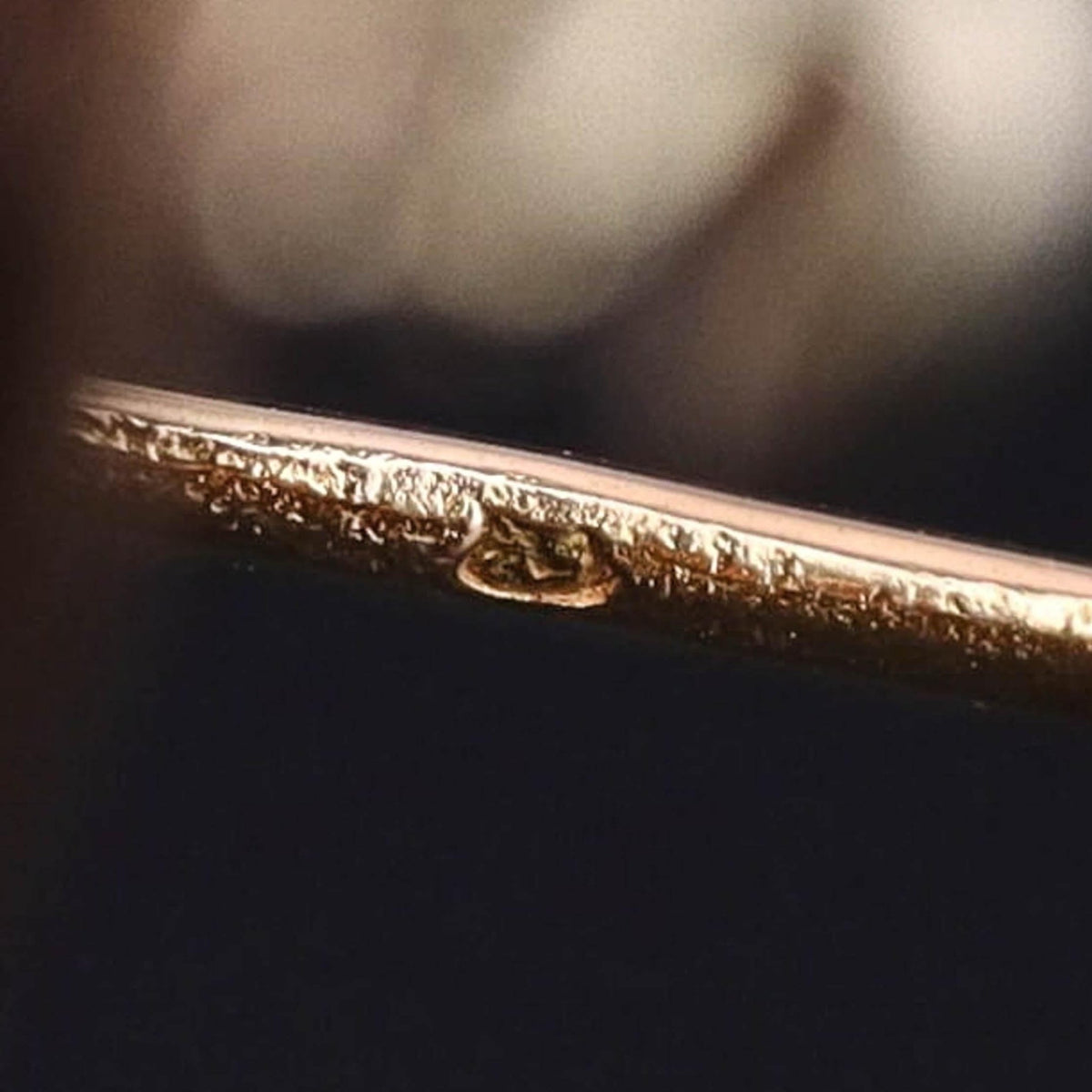 Victorian Diamond and Ruby Crescent Moon Brooch in Box - Trademark Antiques