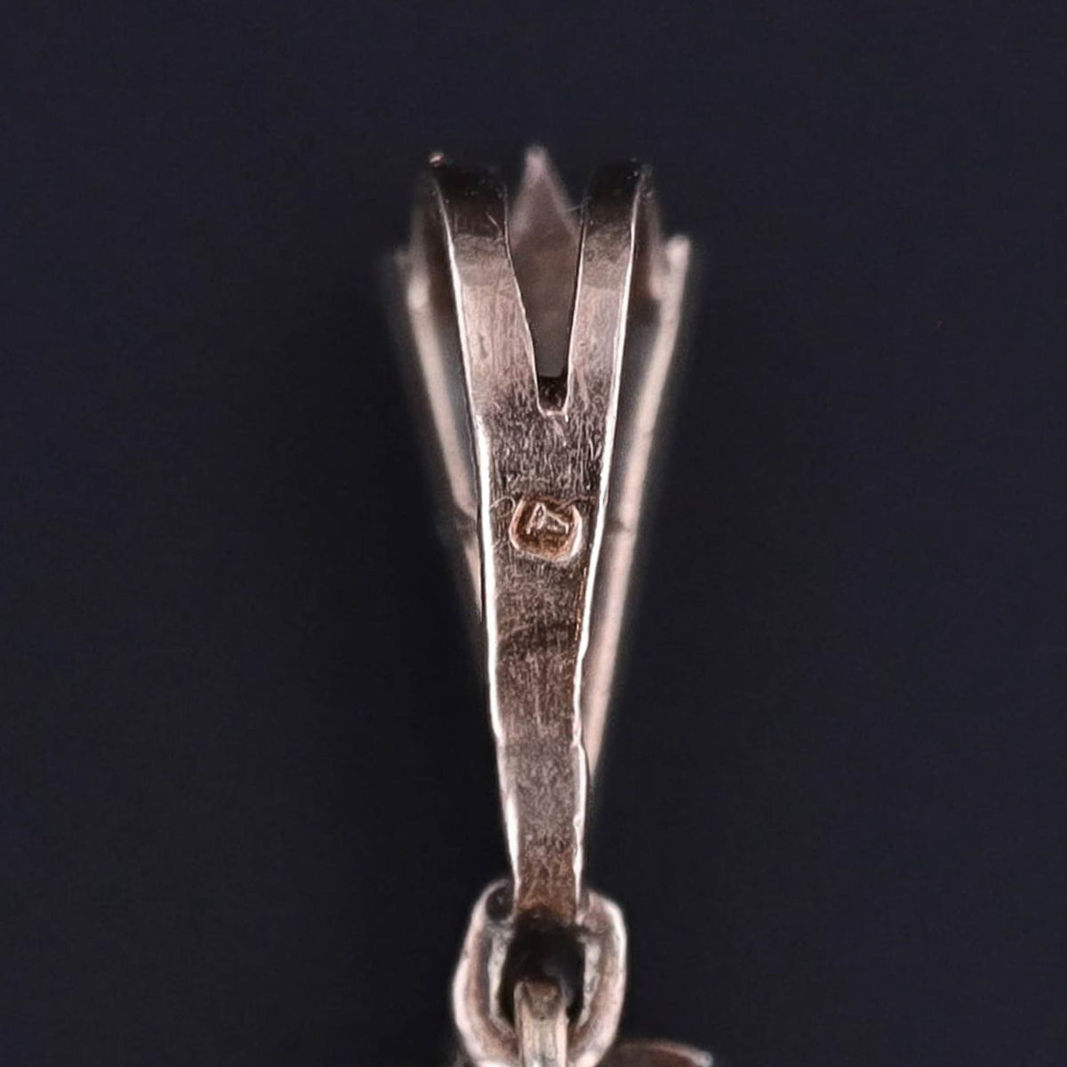 Victorian Diamond Pendant Silver Topped 14k Gold - Trademark Antiques