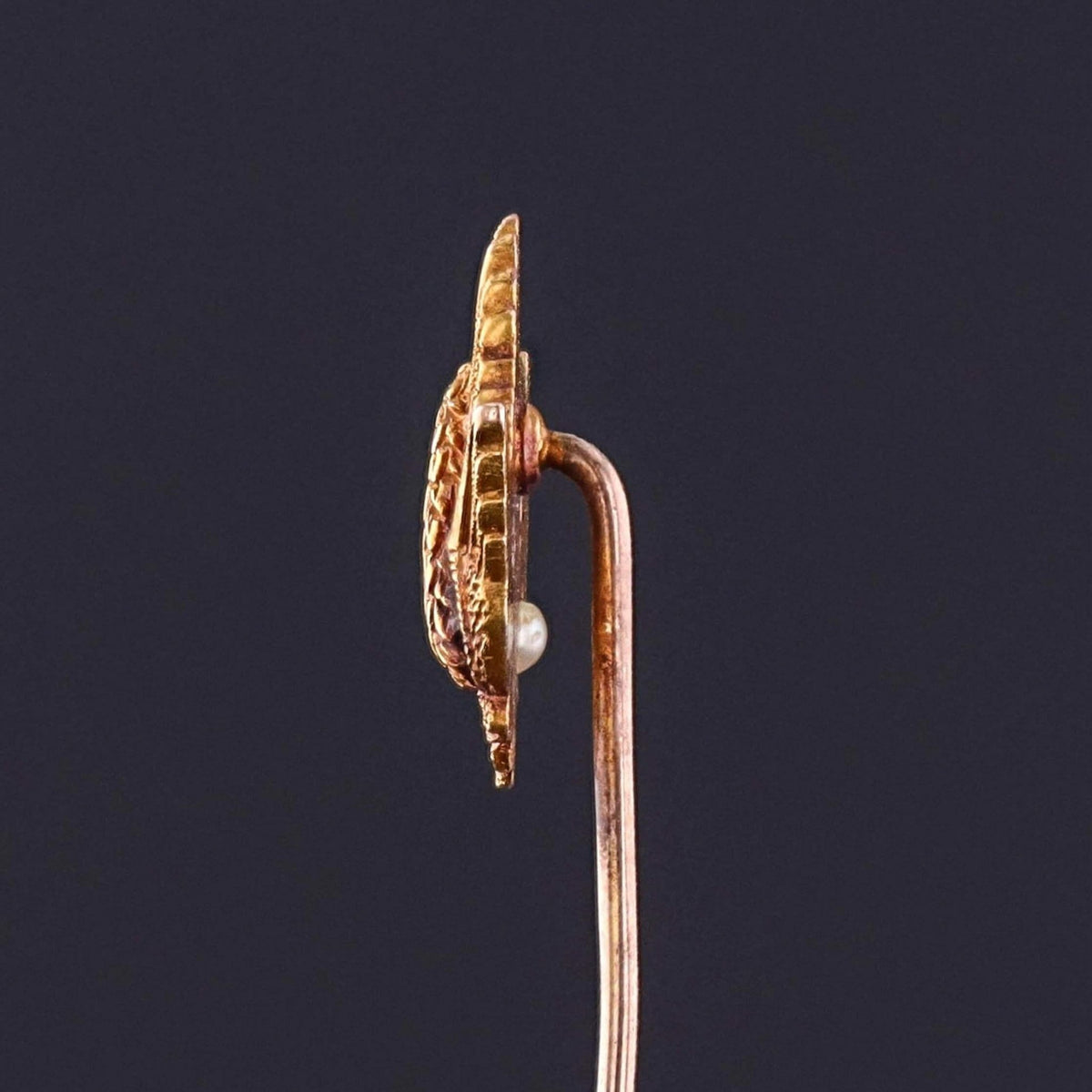Victorian Dragon Stickpin of 14k Gold - Trademark Antiques
