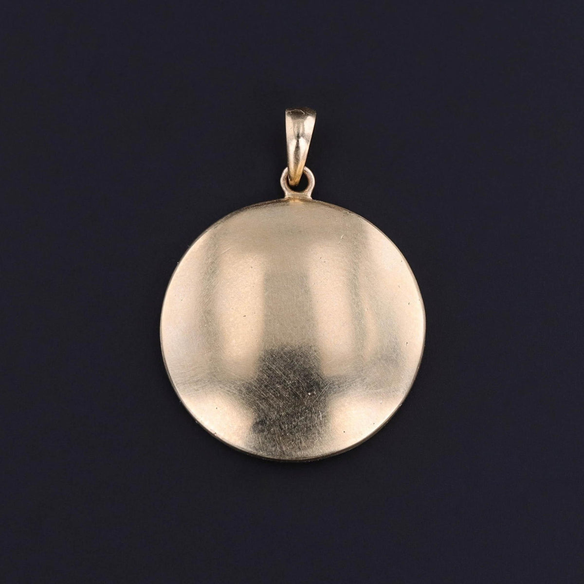 Victorian Enamel Hand with Pearl Pendant of 14k Gold - Trademark Antiques