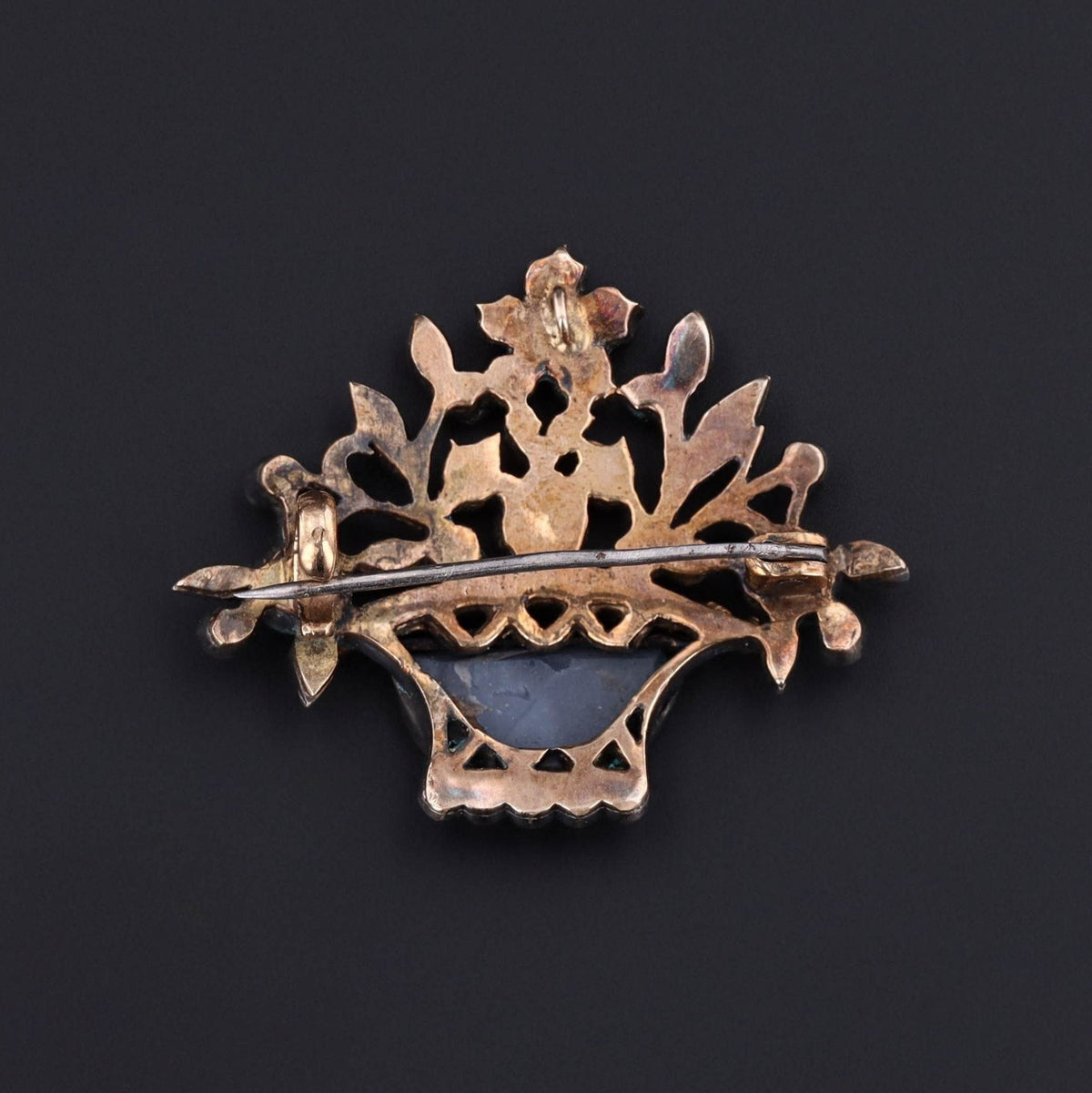 Victorian Gemstone Giardinetti Brooch - Trademark Antiques