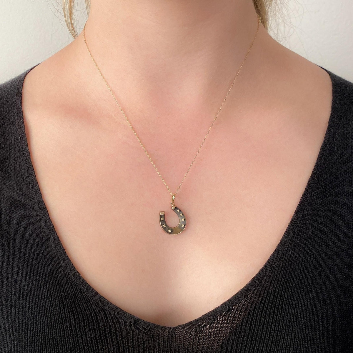 Victorian Horseshoe Charm of 15ct Gold - Trademark Antiques