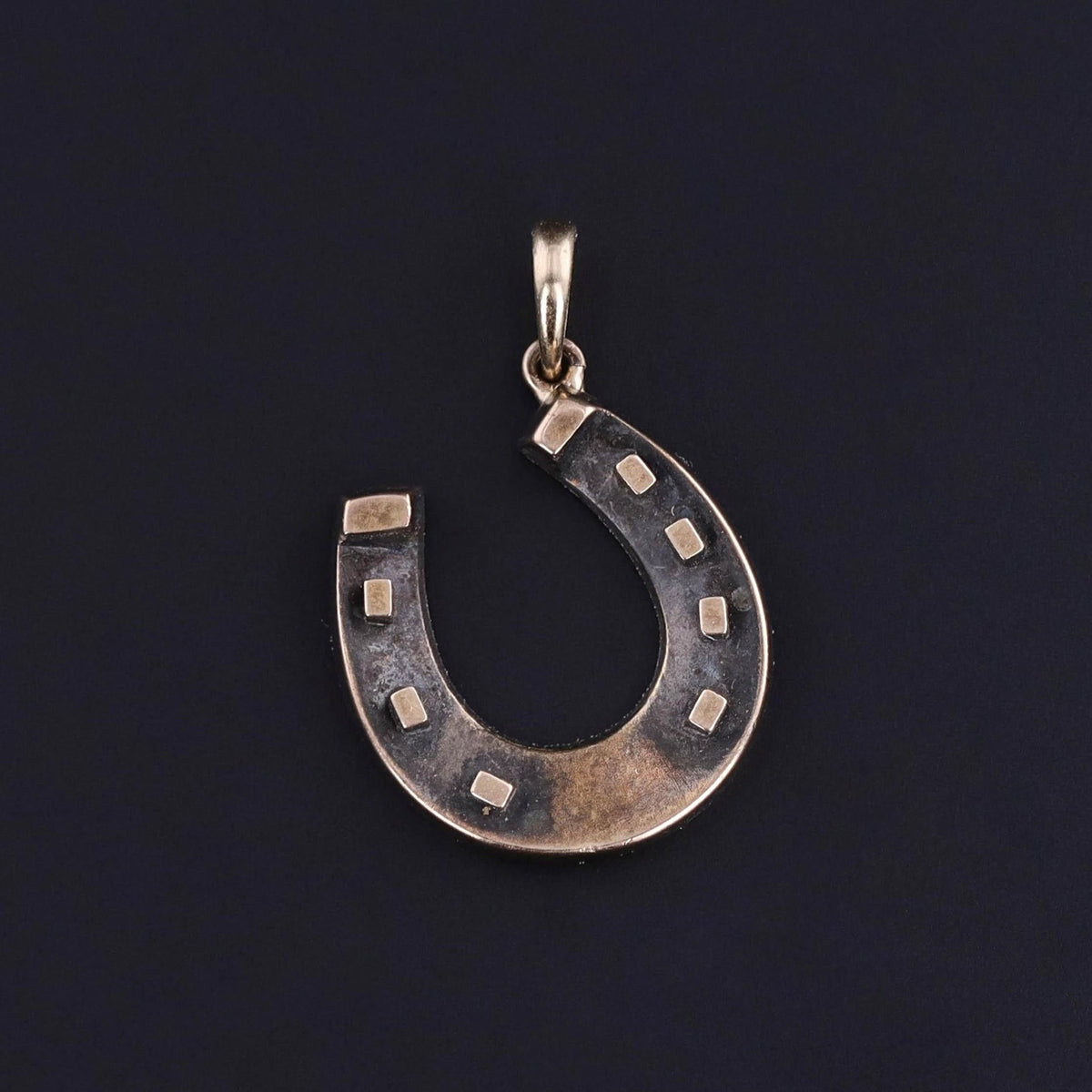 Victorian Horseshoe Charm of 15ct Gold - Trademark Antiques