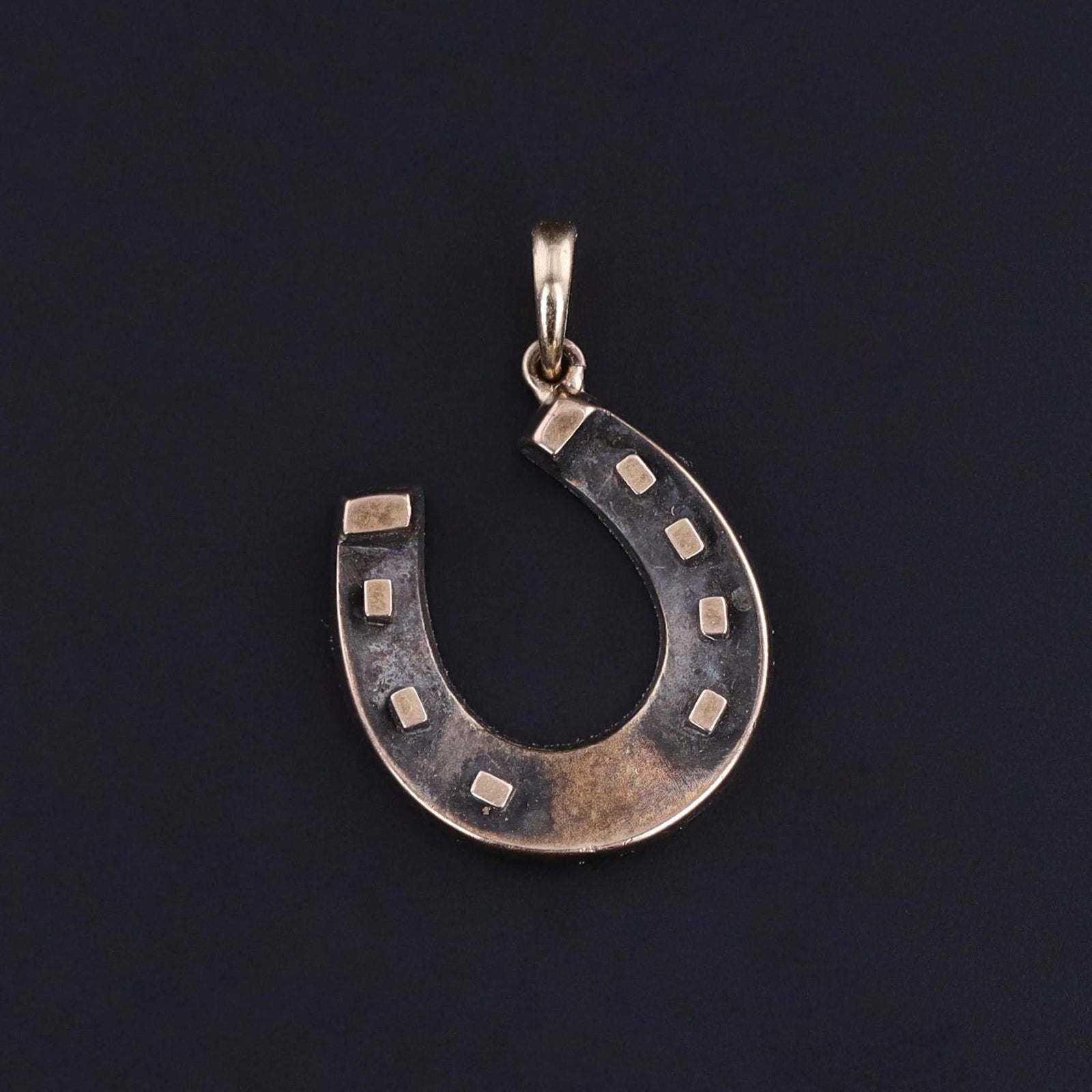 Victorian Horseshoe Charm of 15ct Gold - Trademark Antiques