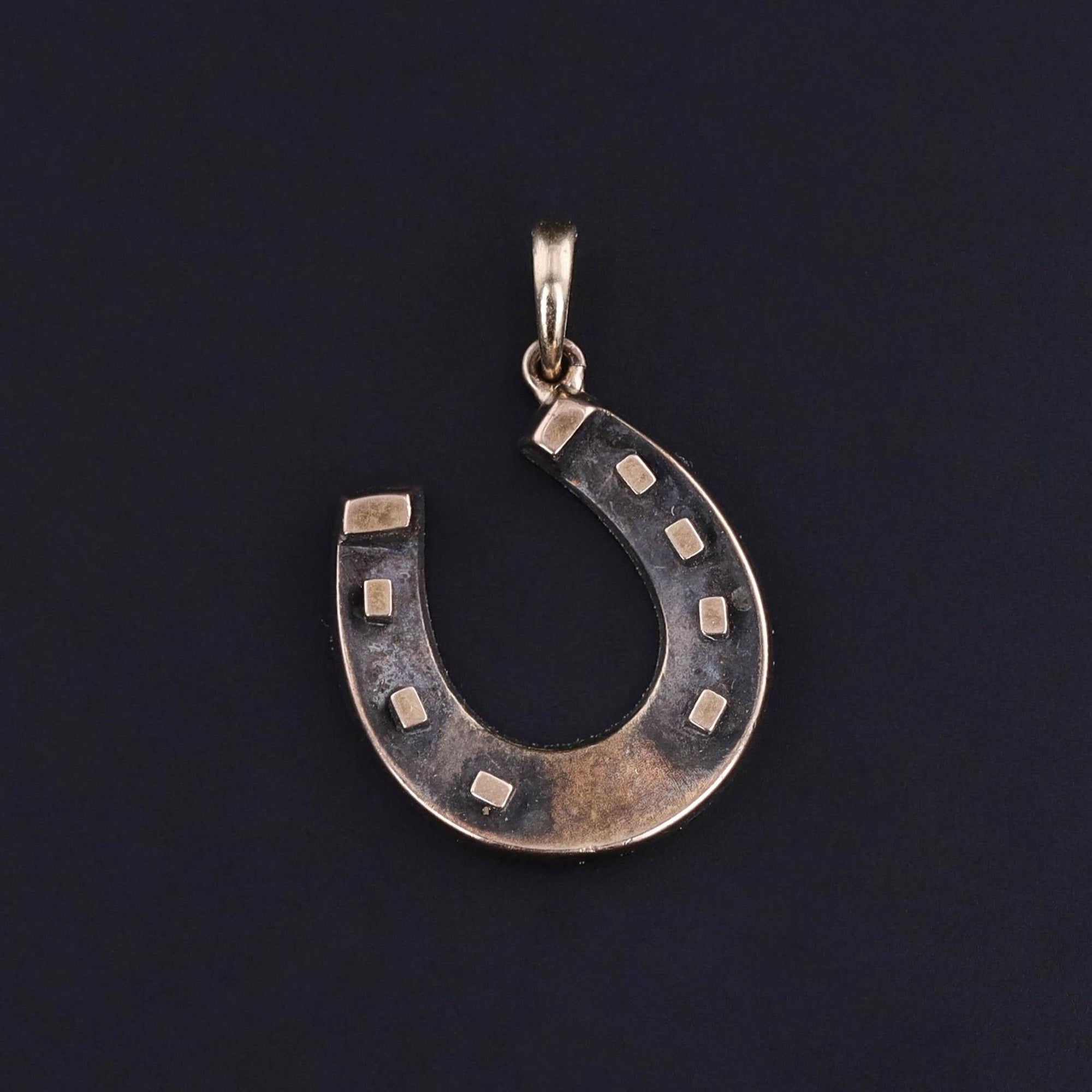 Victorian Horseshoe Charm of 15ct Gold - Trademark Antiques