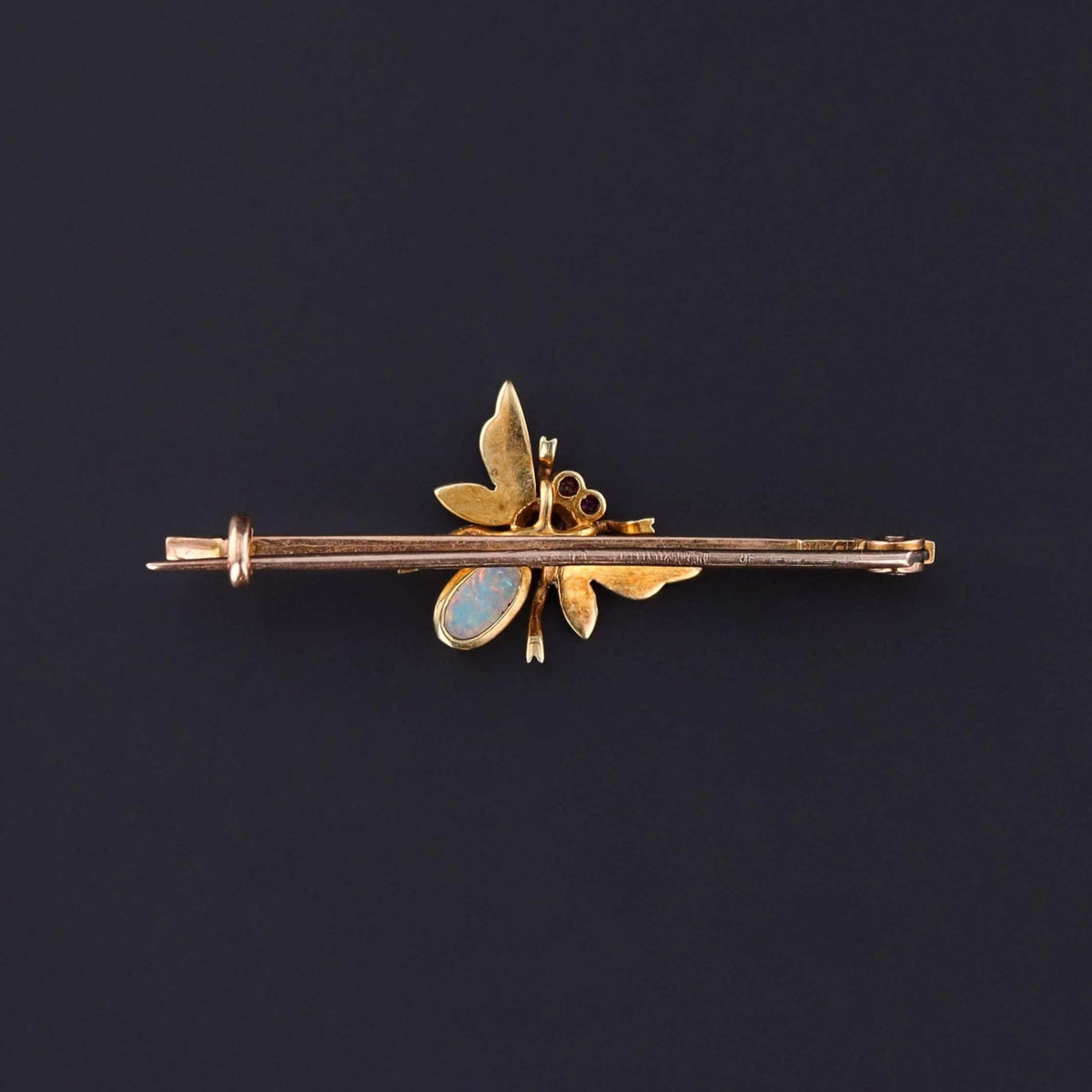 Victorian Insect Bar Pin of 15ct Gold - Trademark Antiques