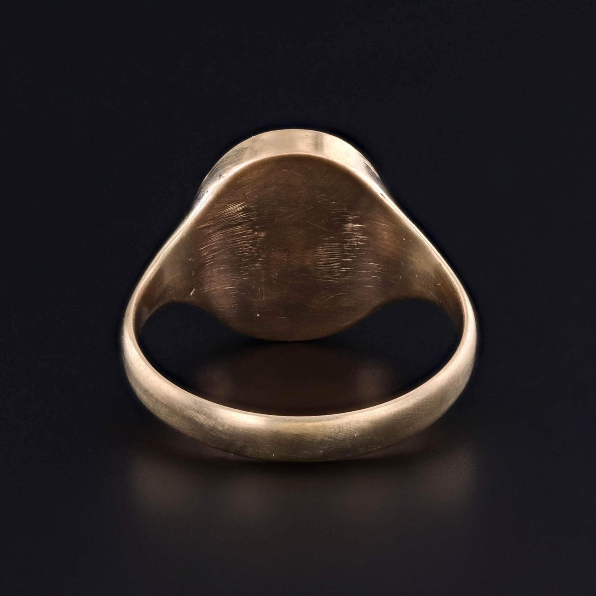 Victorian Micromosaic Dog Ring of 18k and 14k Gold - Trademark Antiques