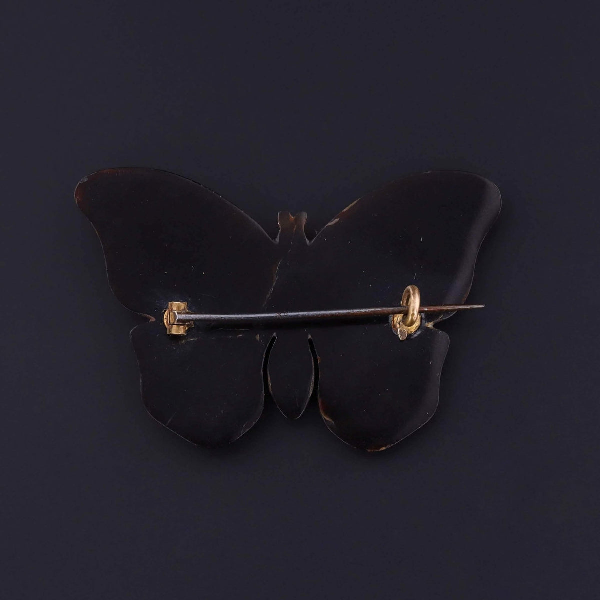 Victorian Pique Butterfly Brooch - Trademark Antiques
