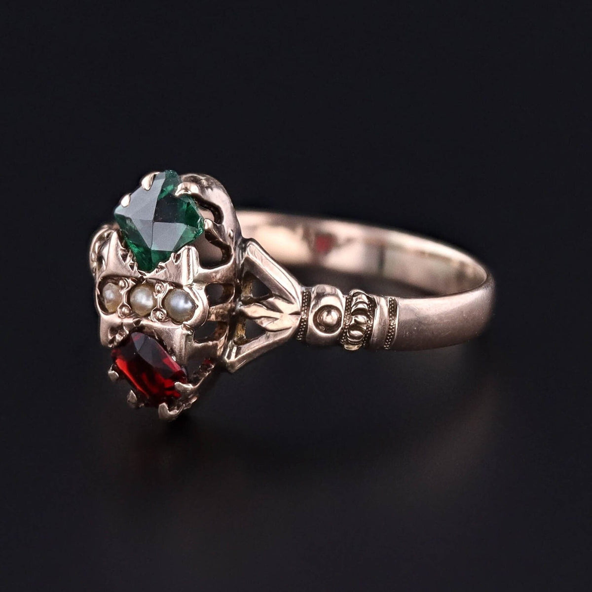 Victorian Ring of 9ct Gold - Trademark Antiques