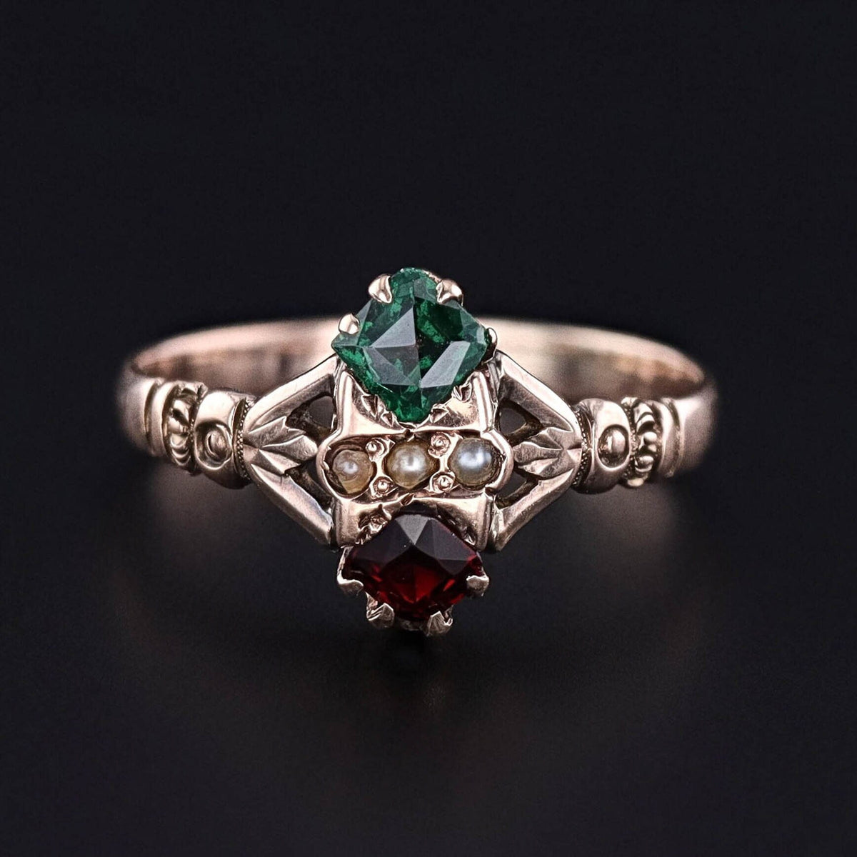 Victorian Ring of 9ct Gold - Trademark Antiques