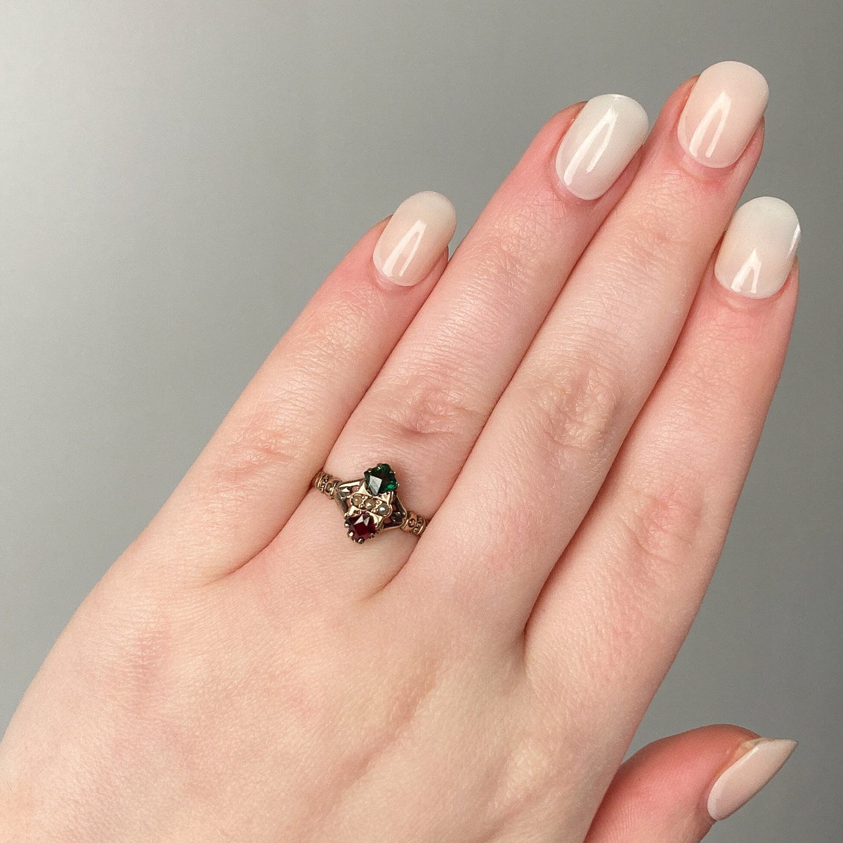 Victorian Ring of 9ct Gold - Trademark Antiques