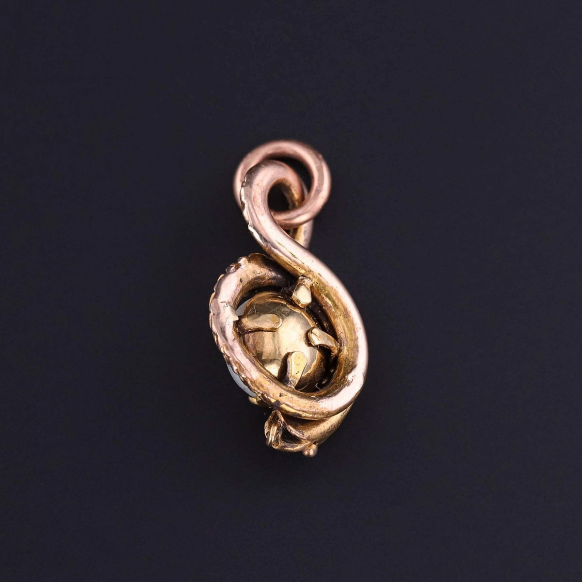 Victorian Snake Pendant of 12ct Gold - Trademark Antiques