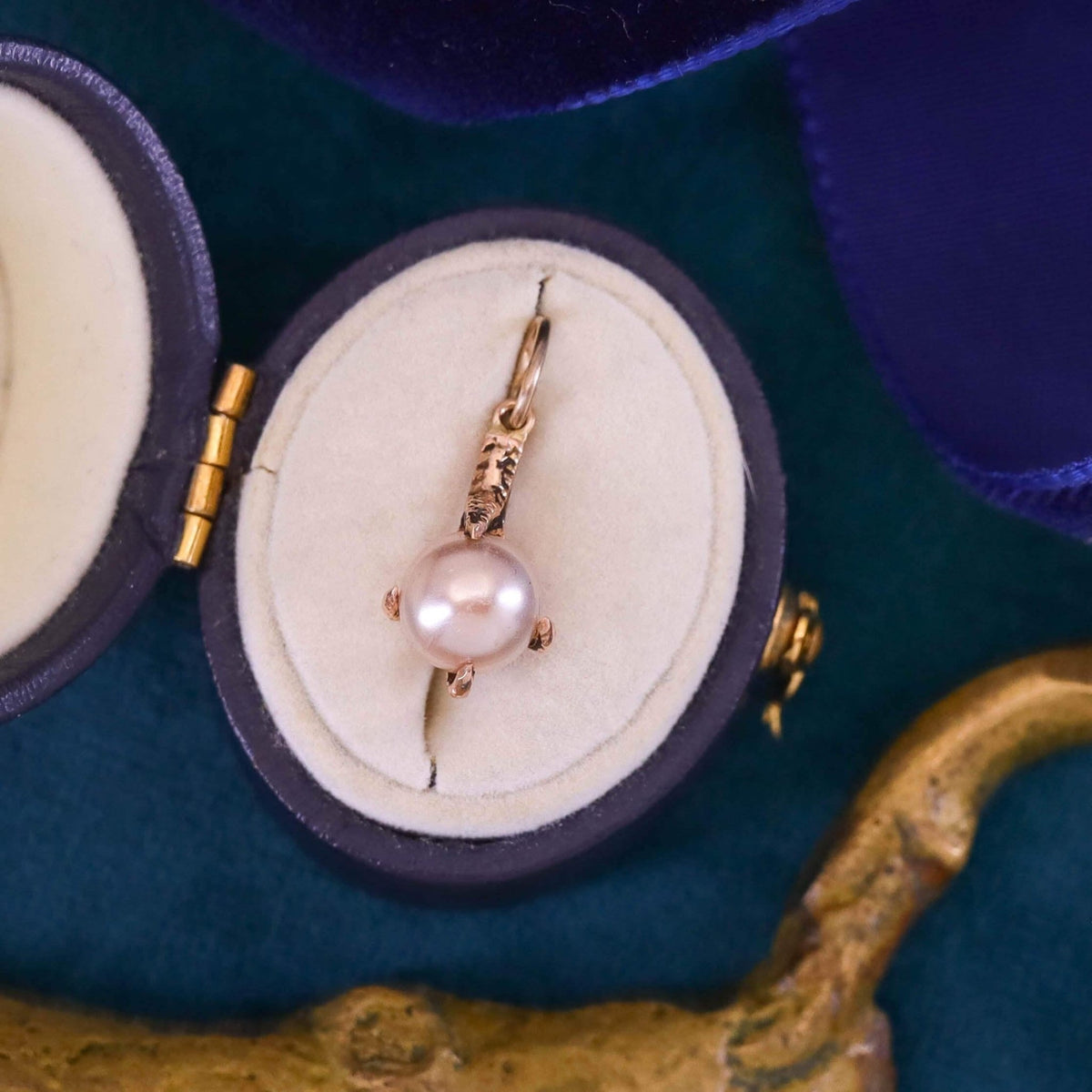 Victorian Talon Charm of 10k Gold - Trademark Antiques