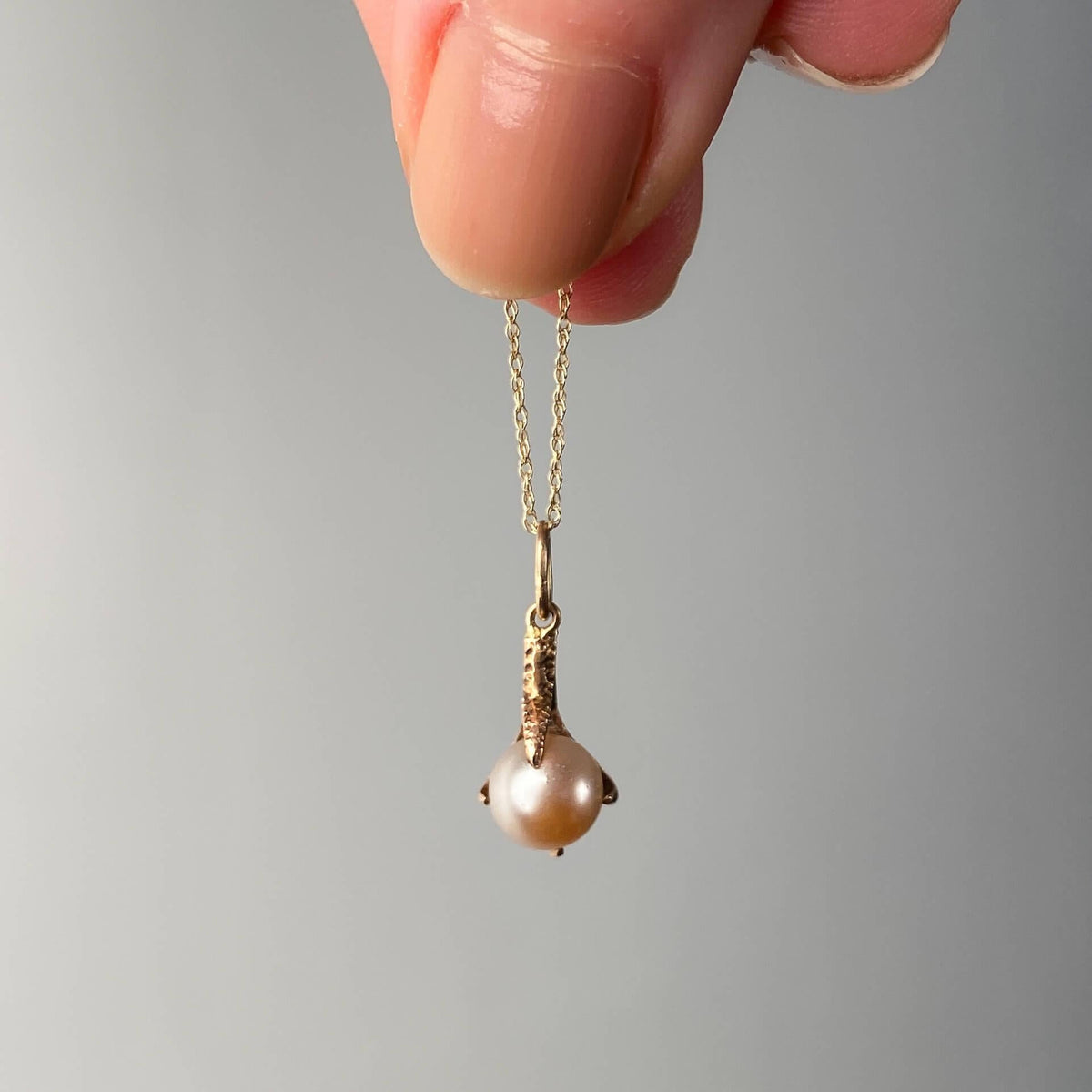 Victorian Talon Charm of 10k Gold - Trademark Antiques