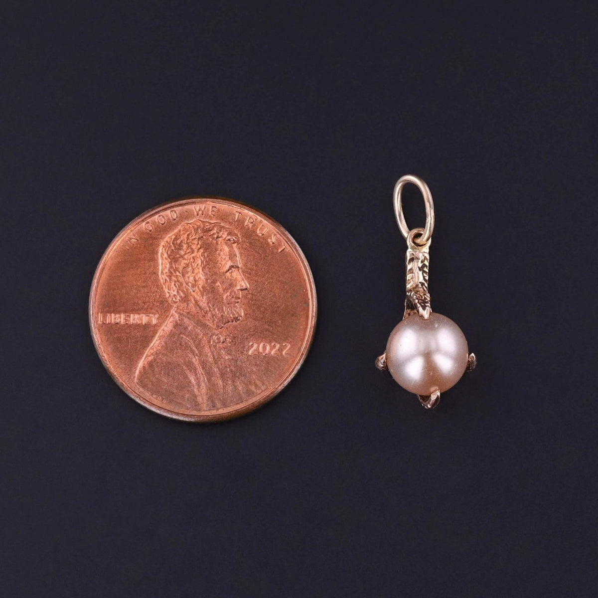 Victorian Talon Charm of 10k Gold - Trademark Antiques