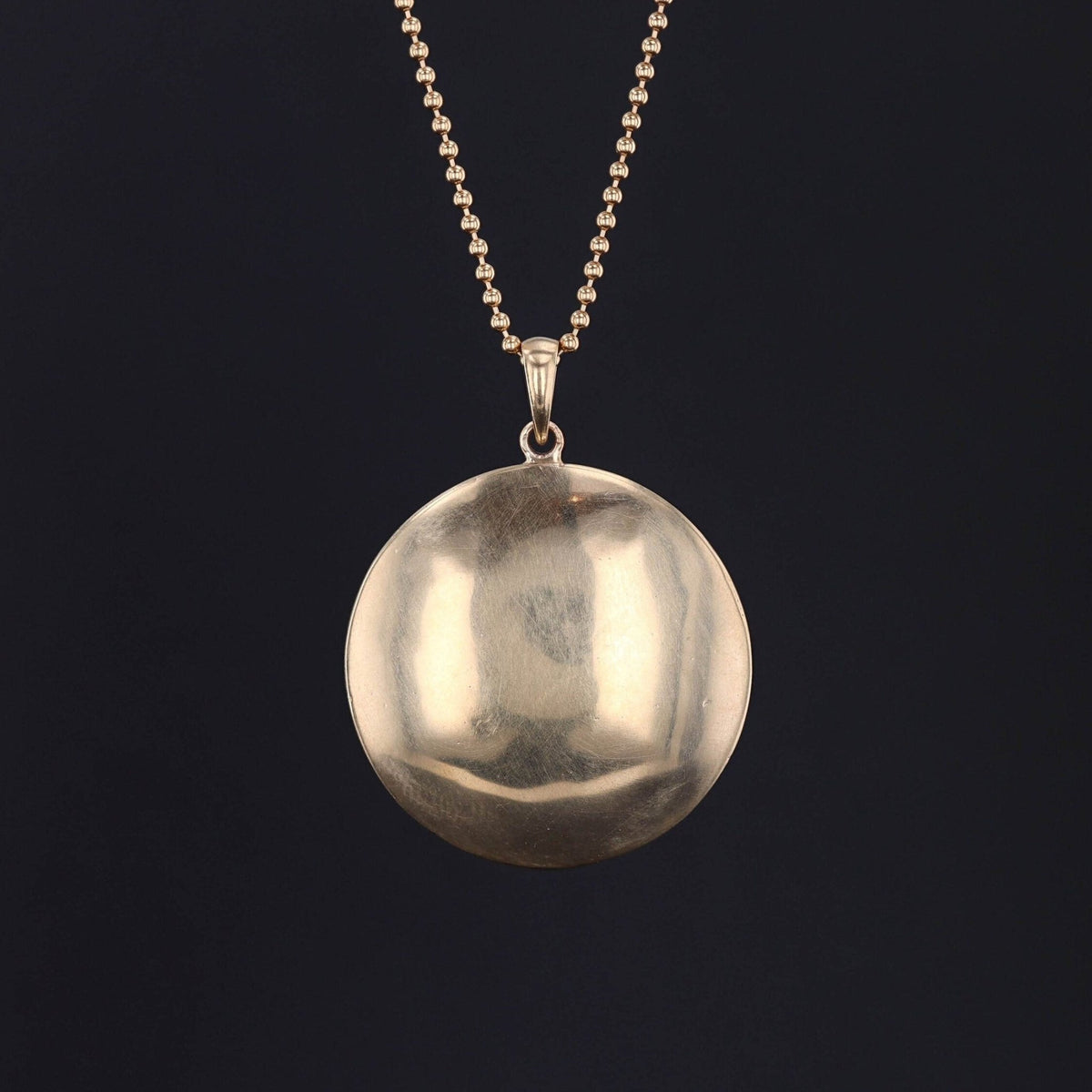 Victorian Turquoise and Onyx Conversion Pendant of 14k Gold - Trademark Antiques