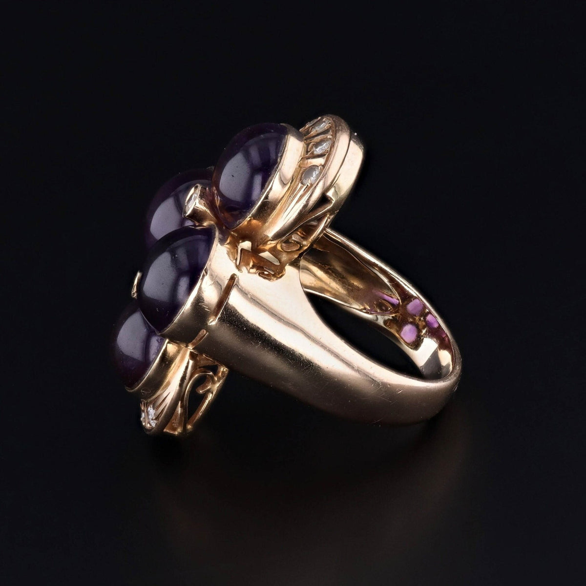 Vintage Amethyst Ring of 14k Gold - Trademark Antiques