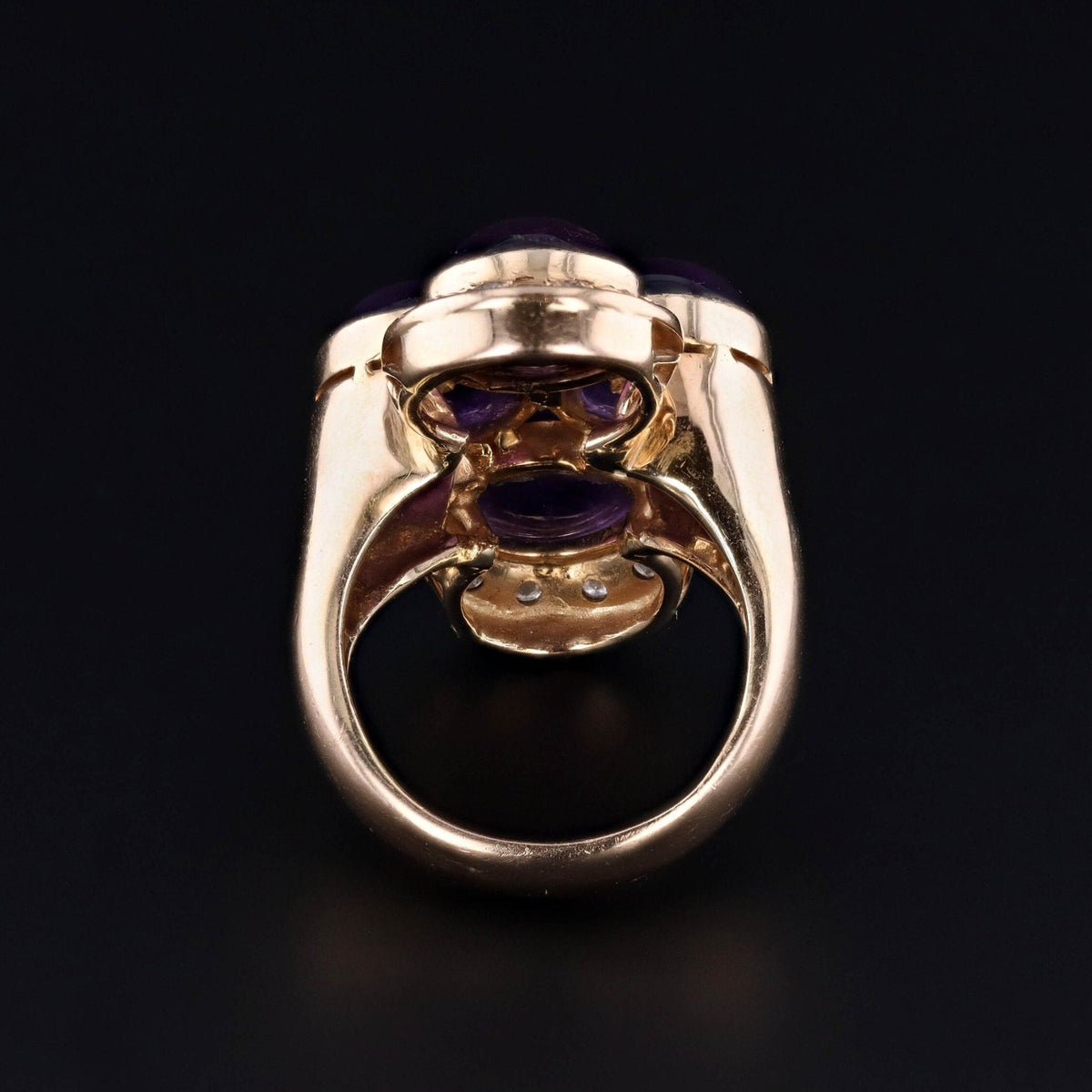 Vintage Amethyst Ring of 14k Gold - Trademark Antiques