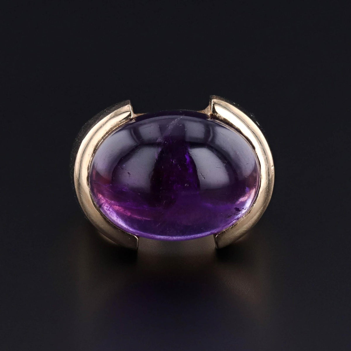 Vintage Amethyst Ring of 14k Gold - Trademark Antiques