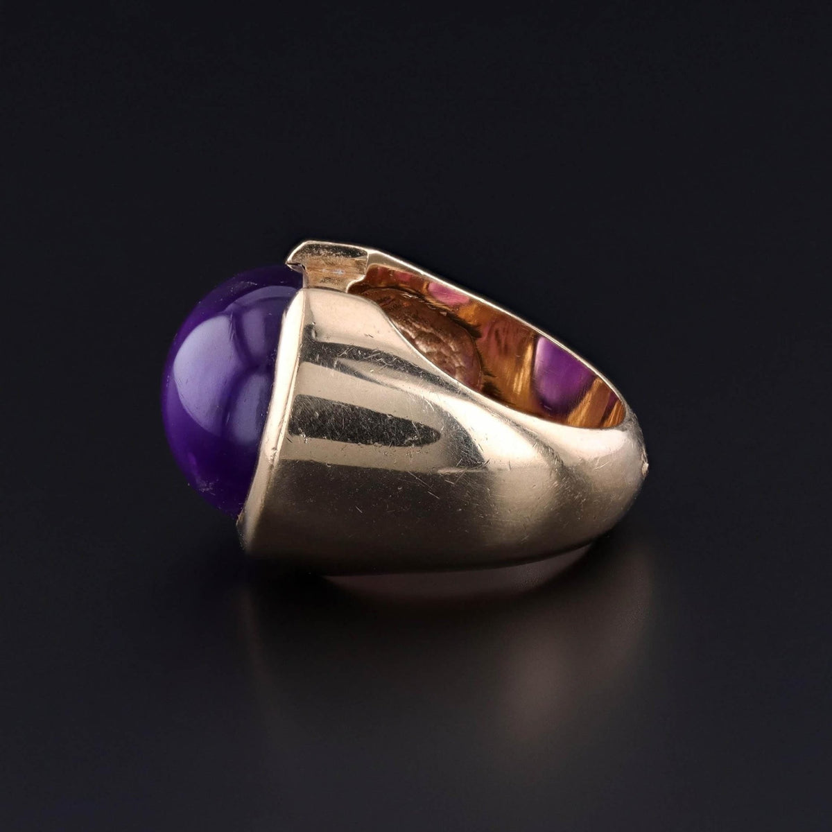 Vintage Amethyst Ring of 14k Gold - Trademark Antiques