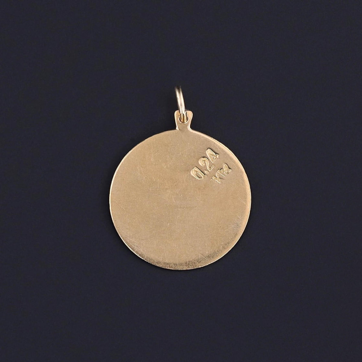Vintage Aquarius Charm of 18k Gold - Trademark Antiques