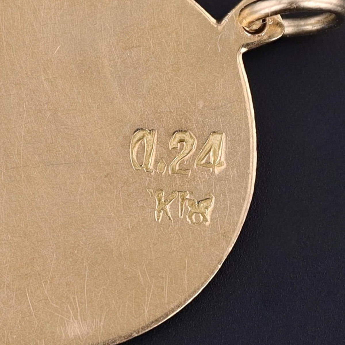 Vintage Aquarius Charm of 18k Gold - Trademark Antiques