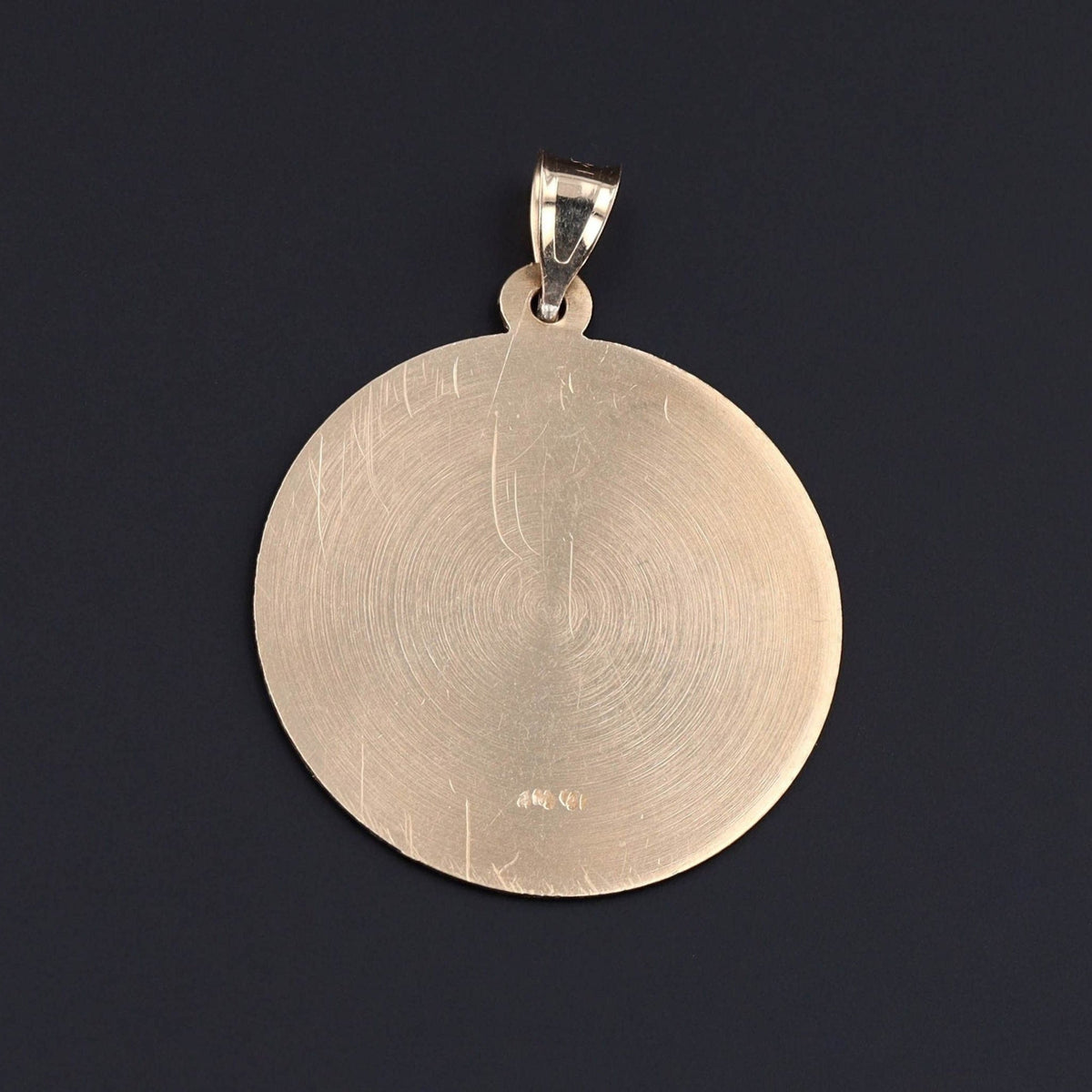 Vintage Aquarius Pendant of 14k Gold - Trademark Antiques