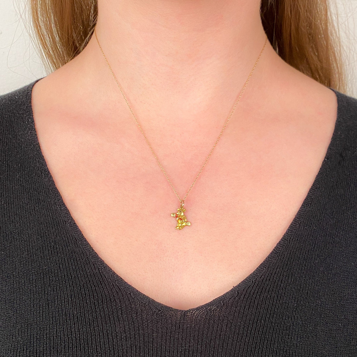 Vintage Bear Charm of 18k Gold - Trademark Antiques